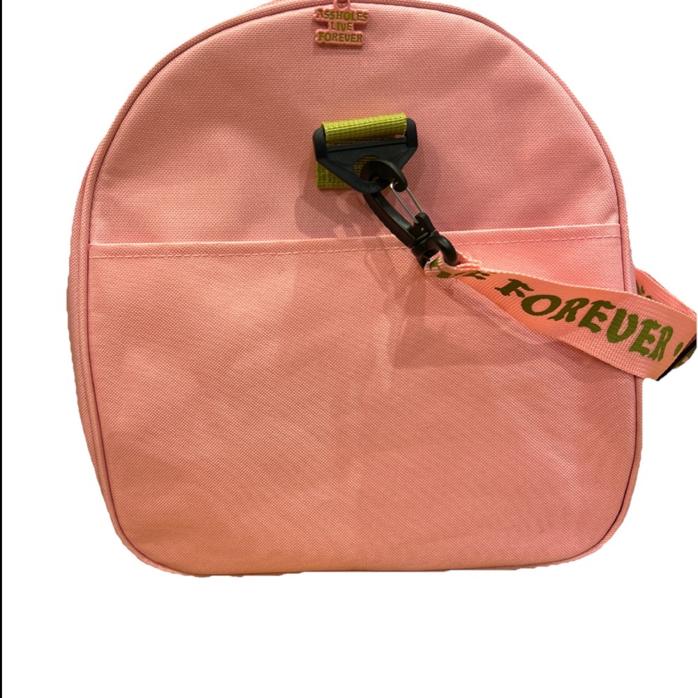 A**Holes Live Forever Streetwear Vacaypink Travel Gym Bag Emotional Baggage Nwot View 4